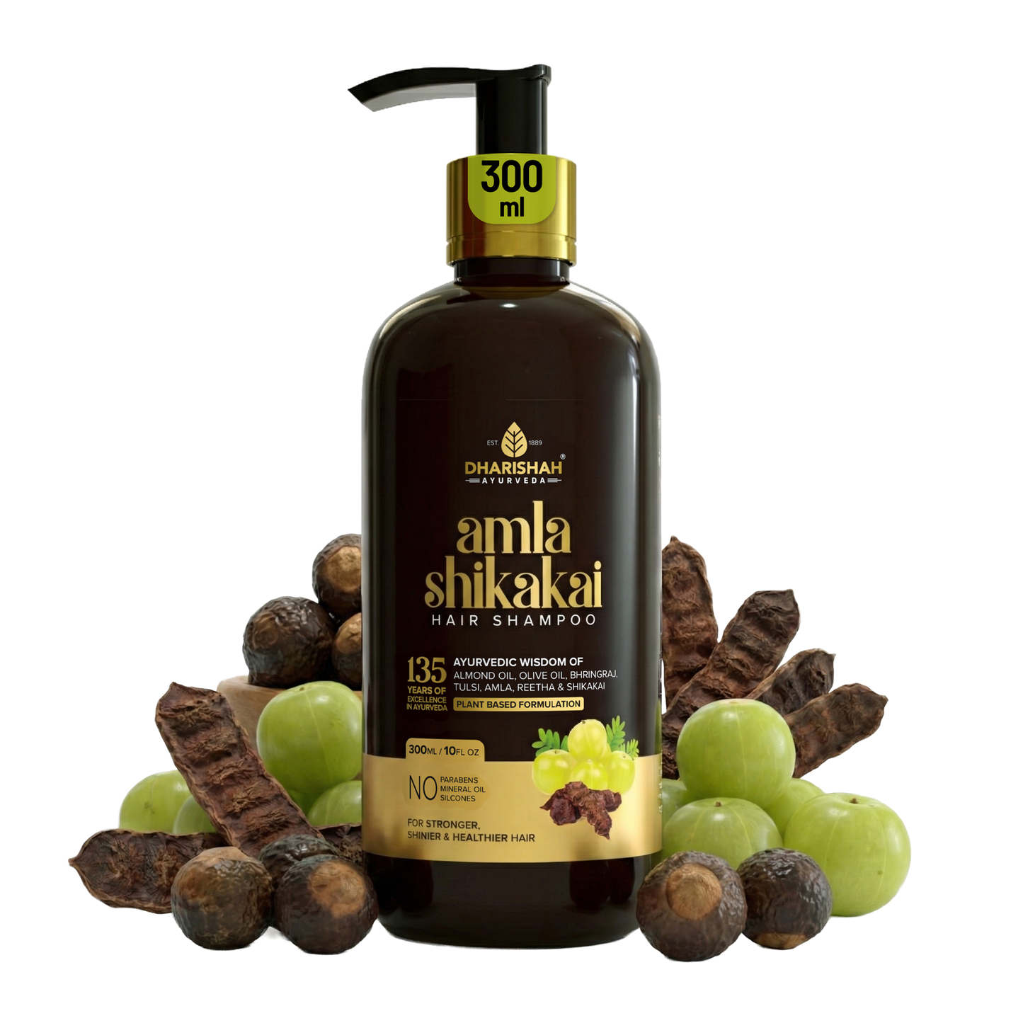 Amla Shikakai Shampoo - 10fl oz/300ml