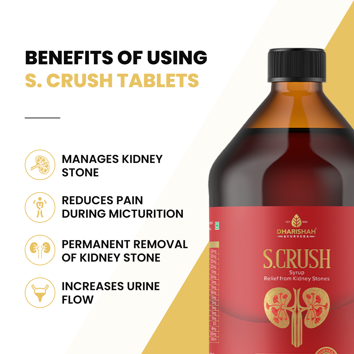 Benefits of using S. Crush Syrup
