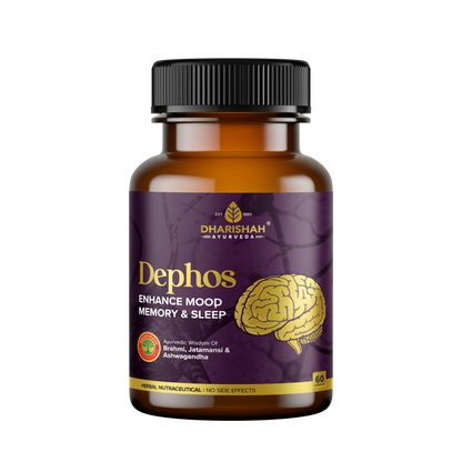 Dephos Capsules - Best Ayurvedic Medicine for Sleep with Brahmi and Ashwagandha